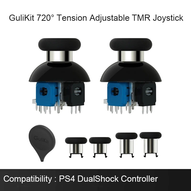 GuliKit 720° Tension-Adjustable TMR Joystick (PS4/PS5/Switch Pro/Xbox) image