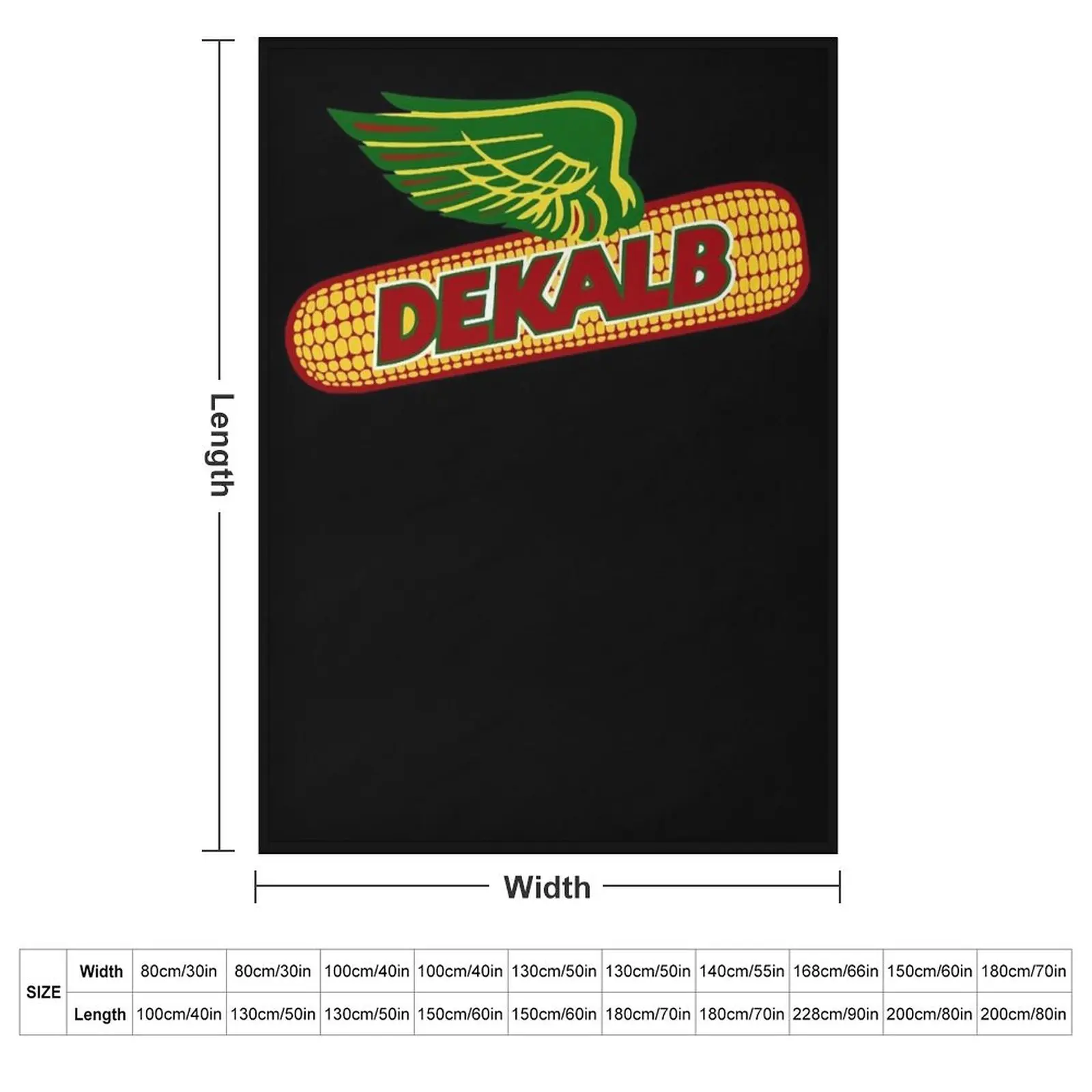 BEST SELLER Dekalb Logo Merchandise Throw Blanket couch cozy soft plush fuzzy picnic outdoor blanket