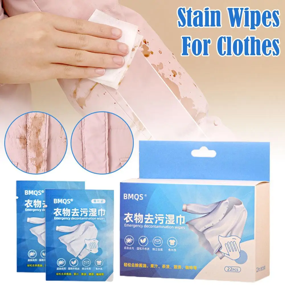 Stain Wipes Clothes Instant Cleaning Wet Wipes Stain Stain Wipes Water-free Gentle Cleaning Removers Accessories Remover La H5m6