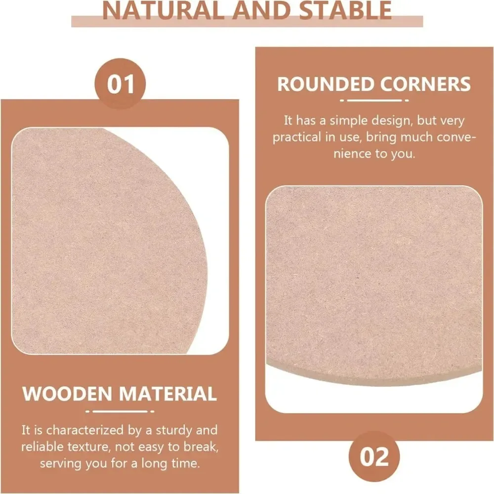 12-35CM Pottery Drying Board DIY Pottery Wheel Bat Drying Fiberboard Clay Tool Ceramic Sculpture Balanced Turntable Pottery Tray