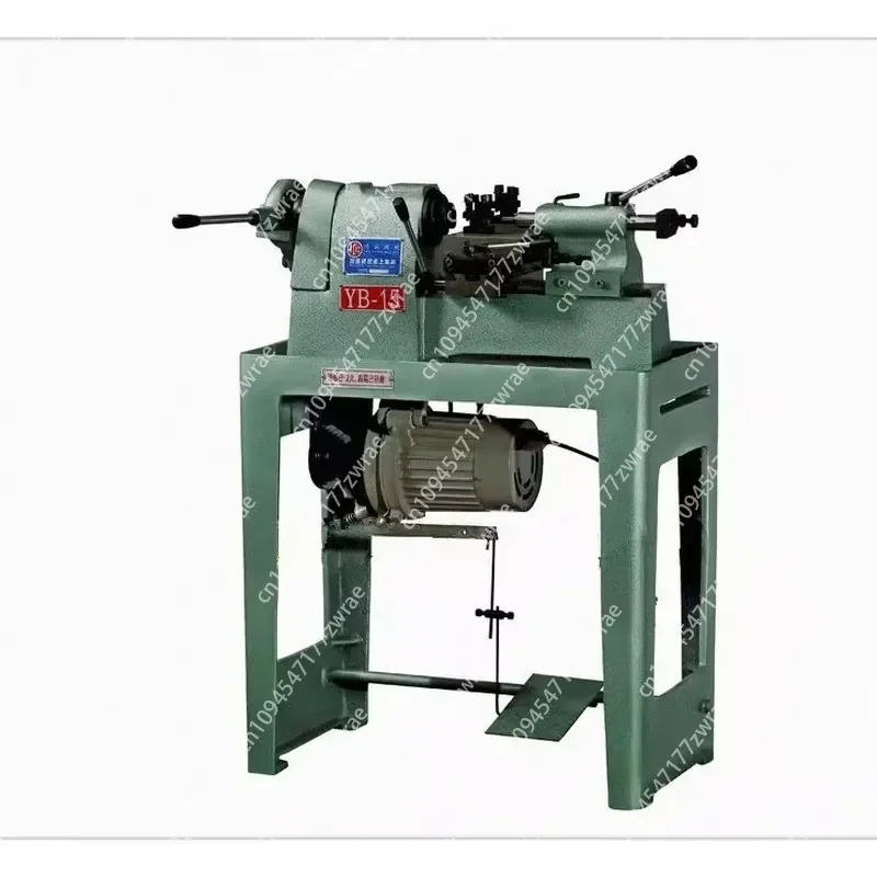 YB-15 Horizontal Industrial Manual Lathe Light Duty Turning Center High-Accuracy For Tool Parts Machining 220V