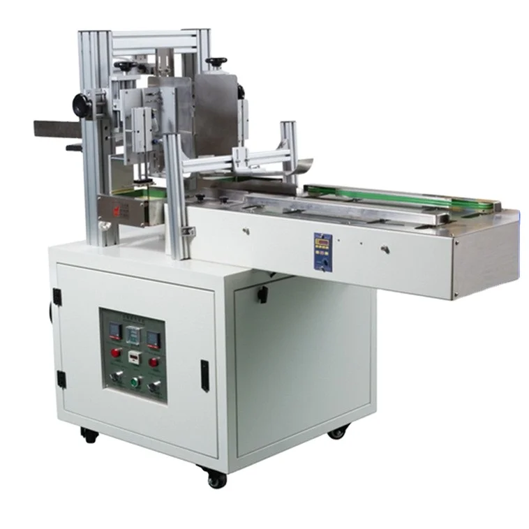 Hand-Push Simple Box Sealing Machine for Food Semi-Automatic Packaging for Moon Cake Snacks Glue