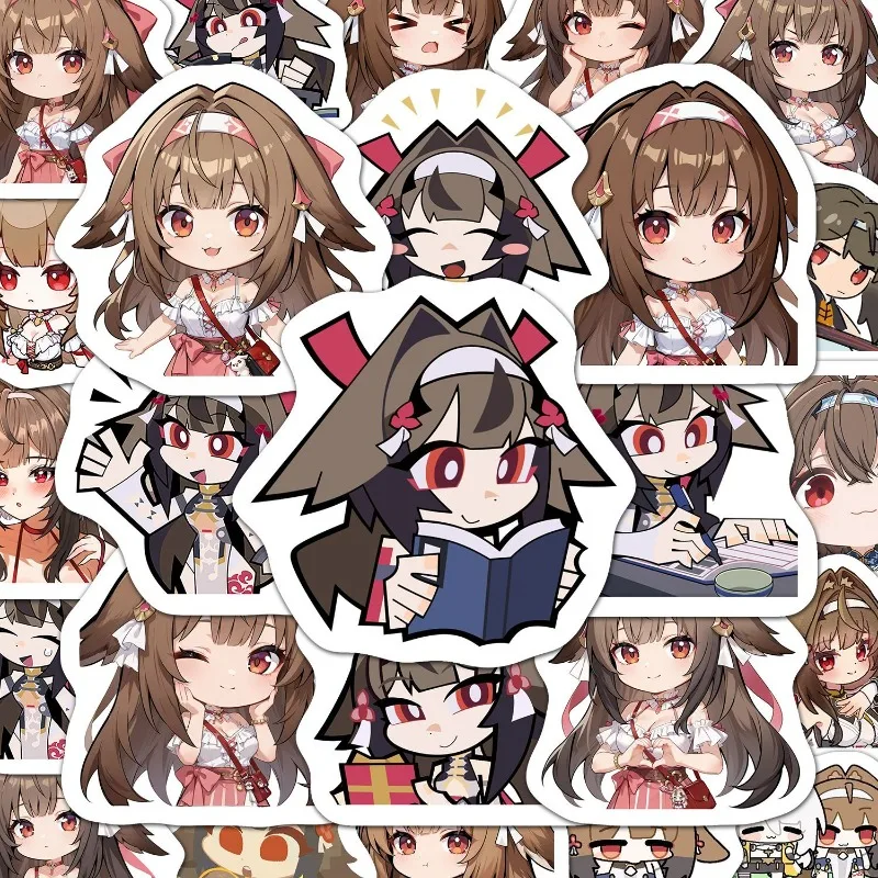 

60Pcs Zenless Zone Zero Ye Shunguang Anime Student Stickers Decoration Laptop Phone Suitcase Notebook Label Stationery Sticker