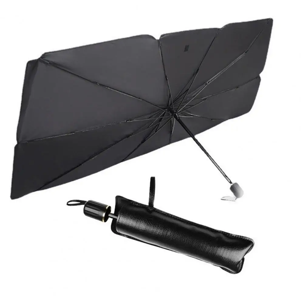 Sun Shade Umbrella Foldable Car Front Window Umbrella Reflective Sunshade Car Umbrella Sunshade Auto Interior UV Sun Protector