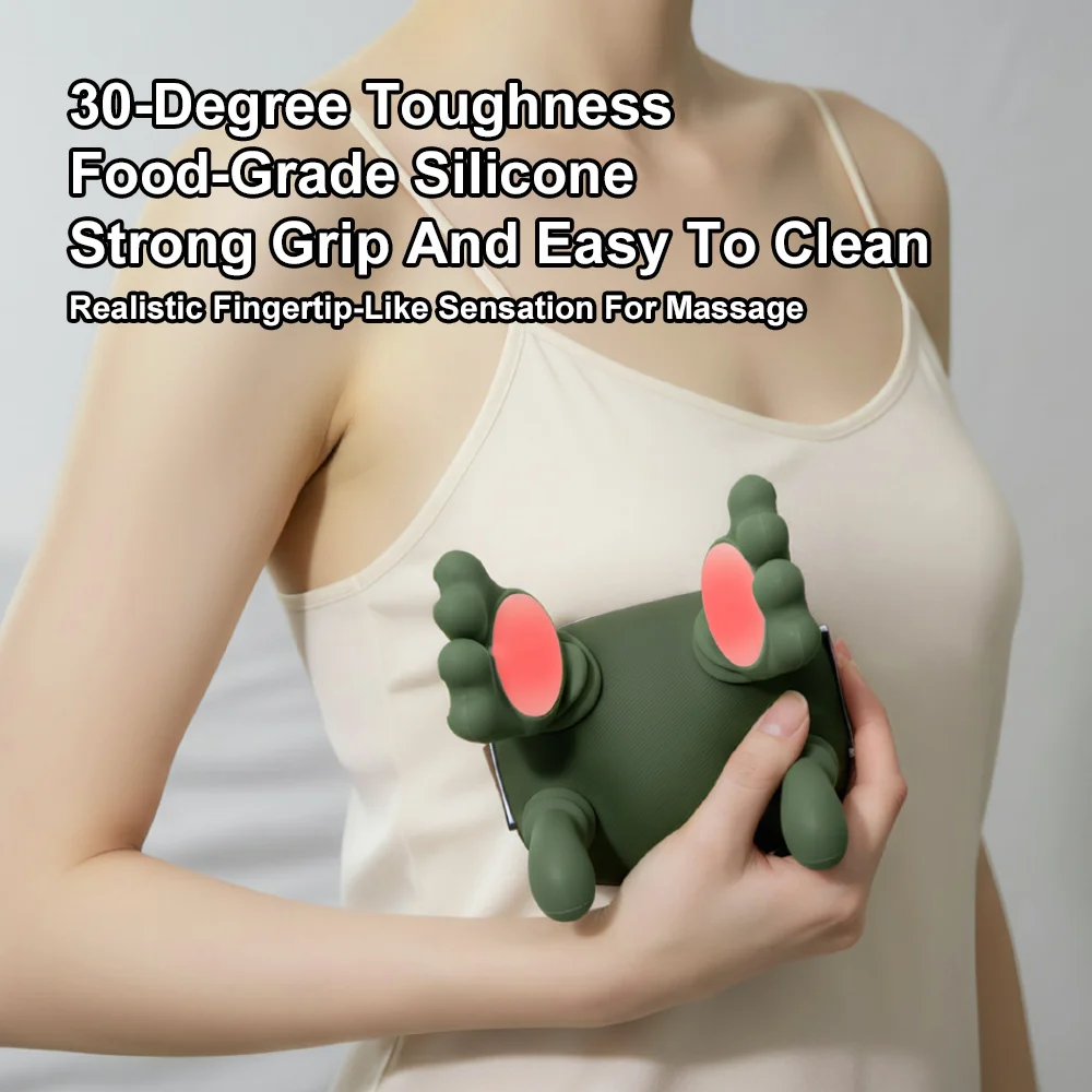 

Массажер для шеи под давлением пальцев, массаж спины и плеч с подогревом, электрический разминающий массаж шеи, глубокий массаж, похудение, расслабление мышц, подарок