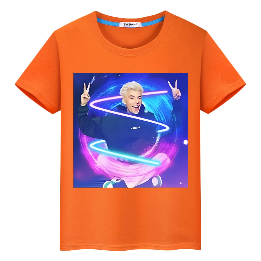 Влад Бумага А4 100% Cotton Short Tops boys Kawaii anime Tees y2k one piece Print pride tshirt мерч A4 T-shirt kids clothes girl