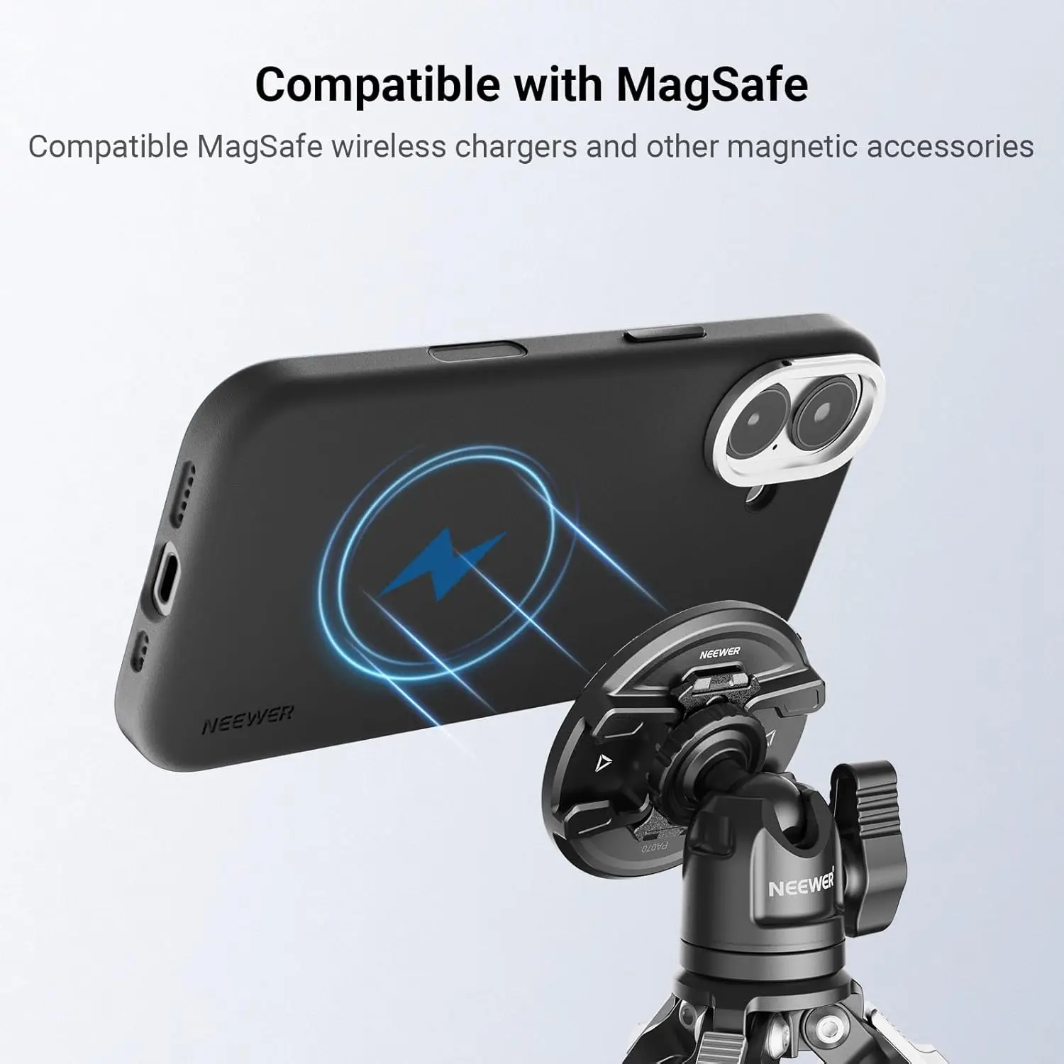 NEEWER Modulare Schutzhülle aus TPU/PC mit 67mm Filterring, 17mm Objektivrückplatte, für Moment MagSafe iPhone 17 – Detail 5