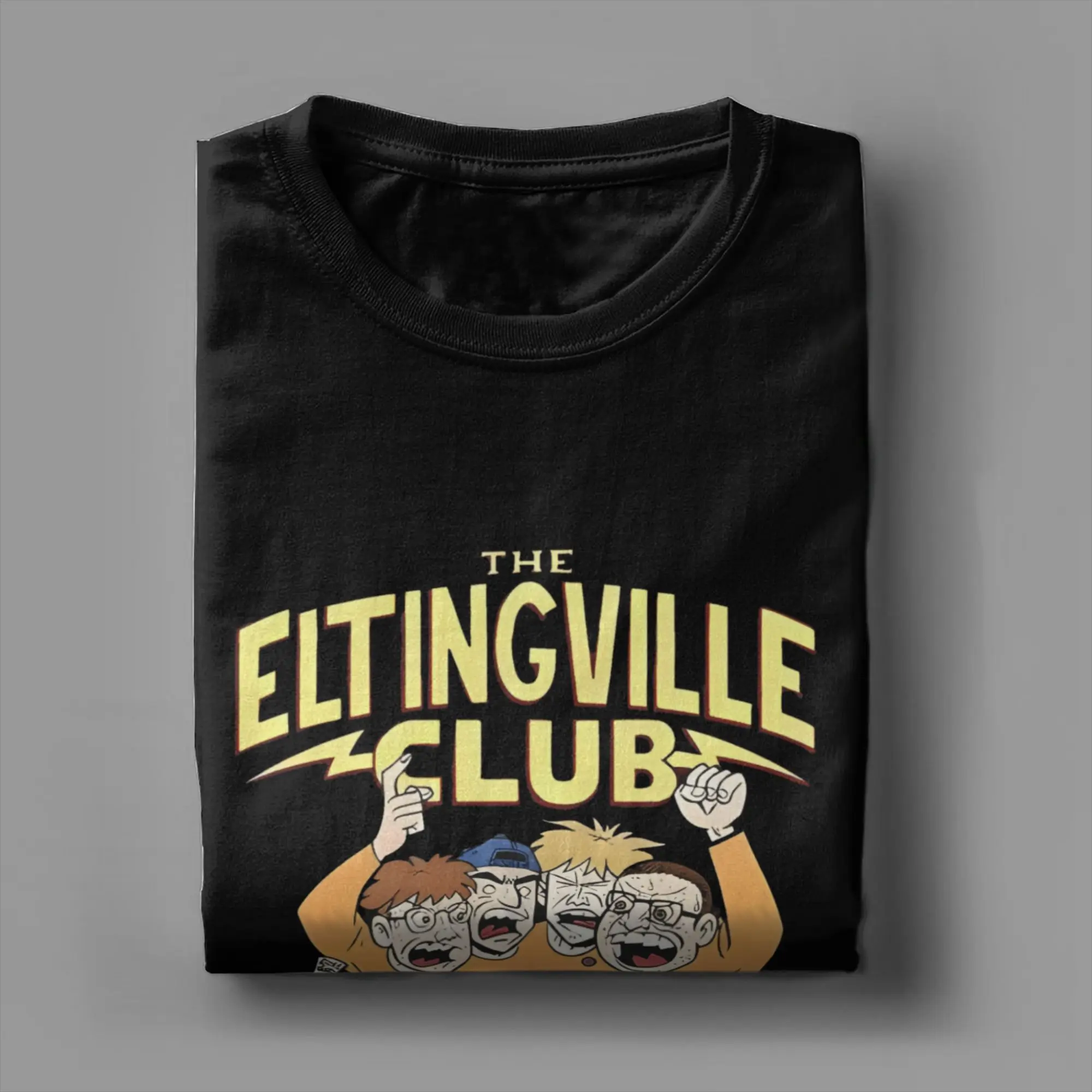 T-Shirt Comic Eltingville Club pour homme, 100 coton, Hip Hop, ample, à manches courtes, vêtements géniaux, été