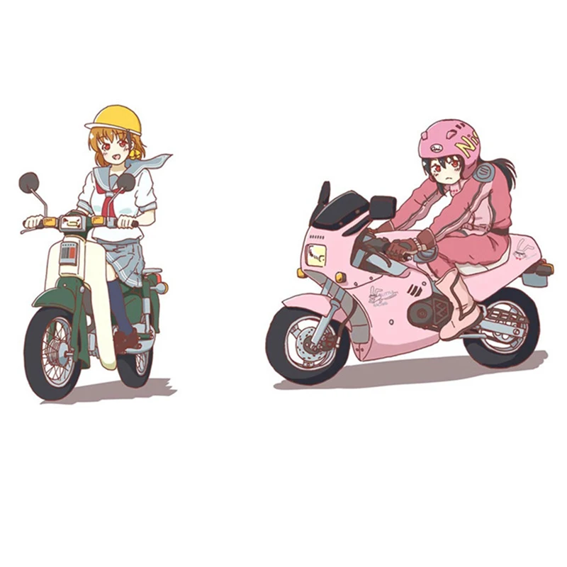 

Kousaka Honoka LoveLive Motorcycle Girl Car Stickers Waterproof Simple Decals Car Door Protector Window Motorcycle Vinyl Decals