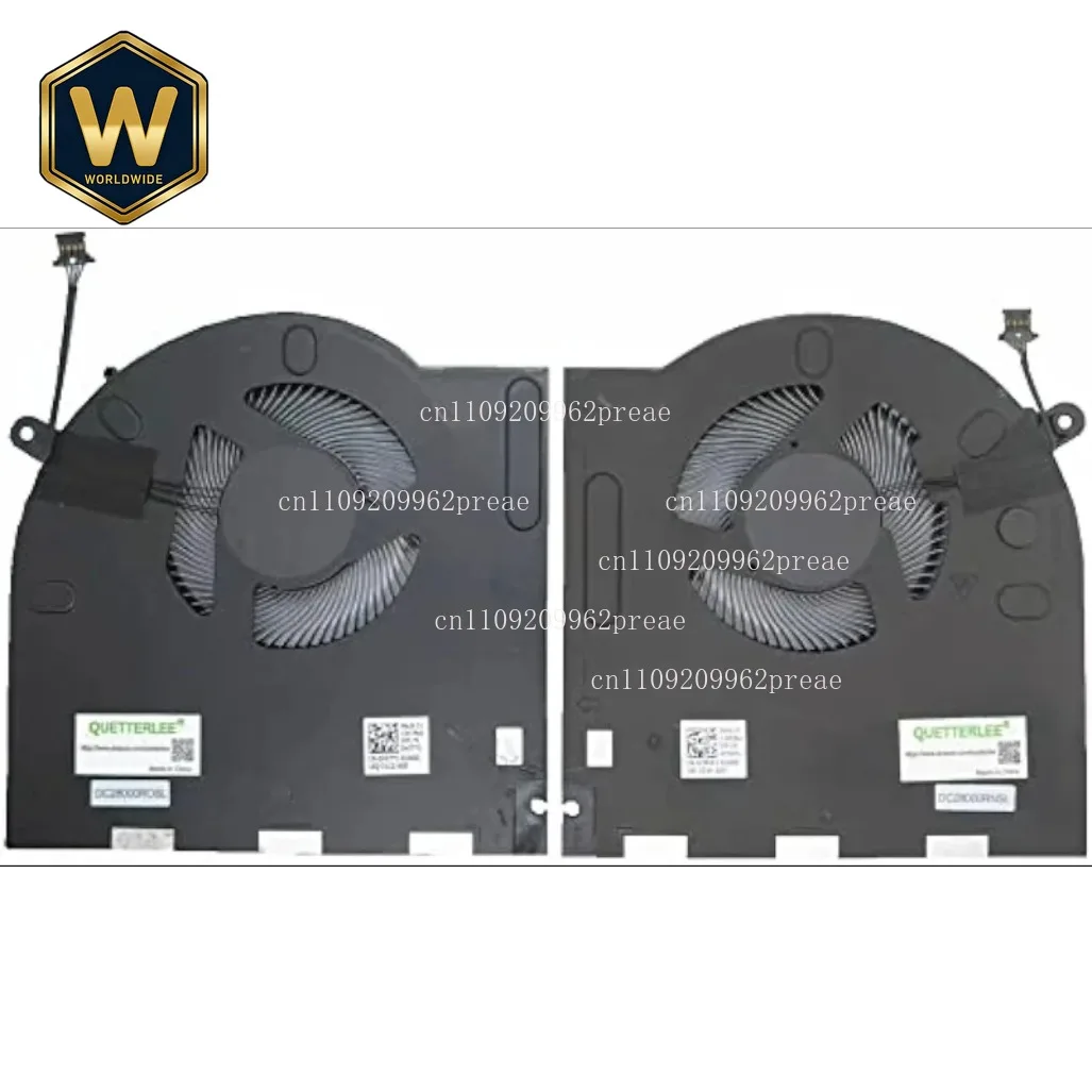 

S Replacement CPU & GPU Cooling Fan for Dell Alienware M17 R3/M17R3 M17 R4/M17R4 P45E Series - EG50061S1-1C010-S9A DC12V