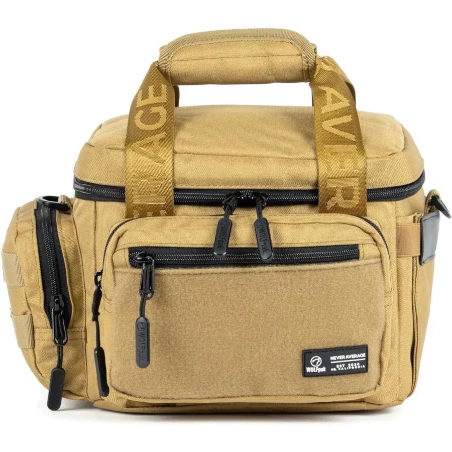 Mini borsa termica tattica per pranzo da 9 litri - Tessuto 1000D resistente all'acqua con tasche multiple isolate MOLLE e pannello patch Ideale per