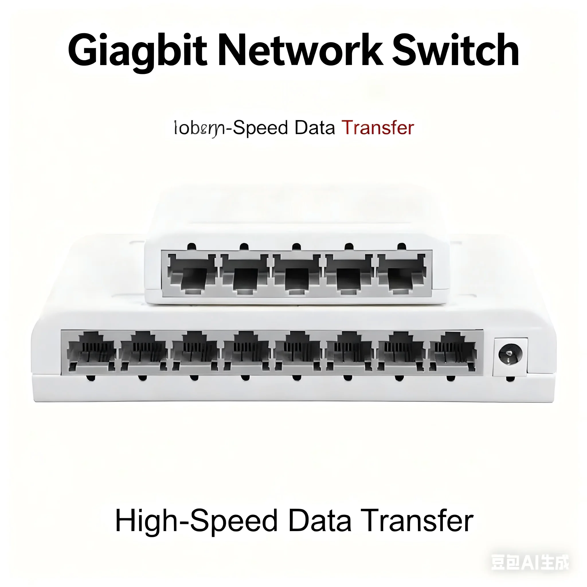 5/8 Ports Ethernet Switch 10/100Mbps Desktop Gigabit Network Switch Adapter RJ45 Ethernet Switch Auto MDI/MDIX Fast Switch