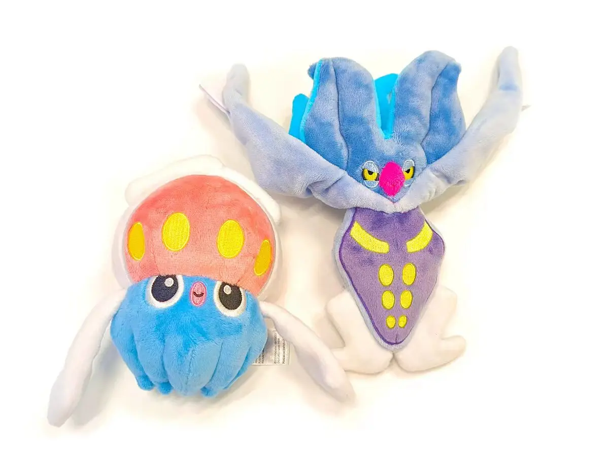 Kalos Region Inkay Malamar Pokémon Palm Fit Collection Plush Doll Birthday Holiday Graduation Christmas Gifts, Home Decoration