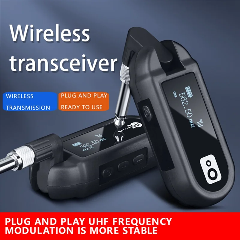 ABFN-M02 UHF نظام الارسال والاستقبال اللاسلكي ل باس لوحة مفاتيح البيانو الكهربائية أداة طبل كهربائي