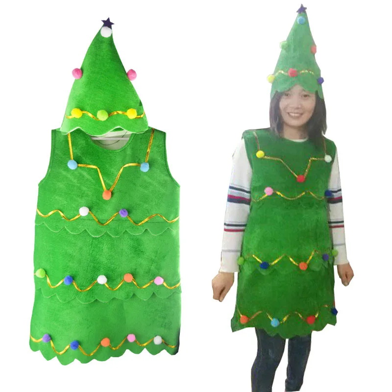 Funny Children's Christmas Tree Hat Performance Costume Christmas Tree Costume Party Props
