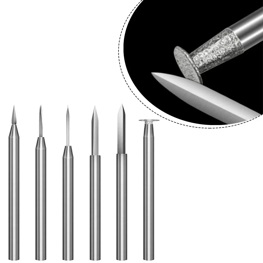 6 adet Döner Ahşap Oyma Matkap Gravür Aracı 2.35/3.0mm Shank Ahşap freze kesicisi Ahşap El Sanatları Taşlama Aracı Elektrikli Alet Parçaları