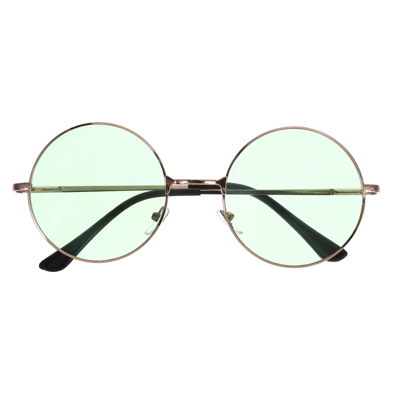 

Colored Round Oversized Sunglasses Gold Frame Uv400 Protection Retro Sunglasses for Men Women Lightweight Nose Pad