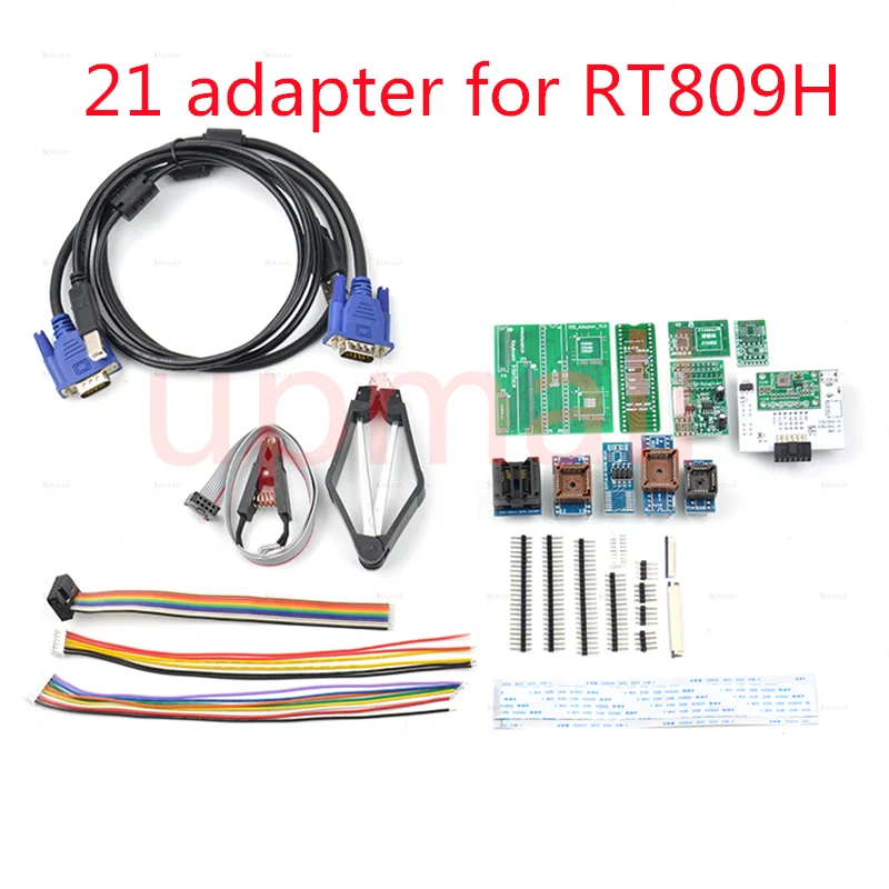 21 adapter For RT809H EMMC-NAND FLASH USB Programmer Series Set BGA48 BGA64 BGA169 TSOP56 SOP44-DIP44 All Adapters