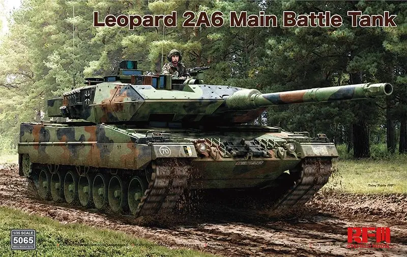 

Rye Field Model RM5065 1:35 Leopard 2A6 Main Battle Tank With movable track