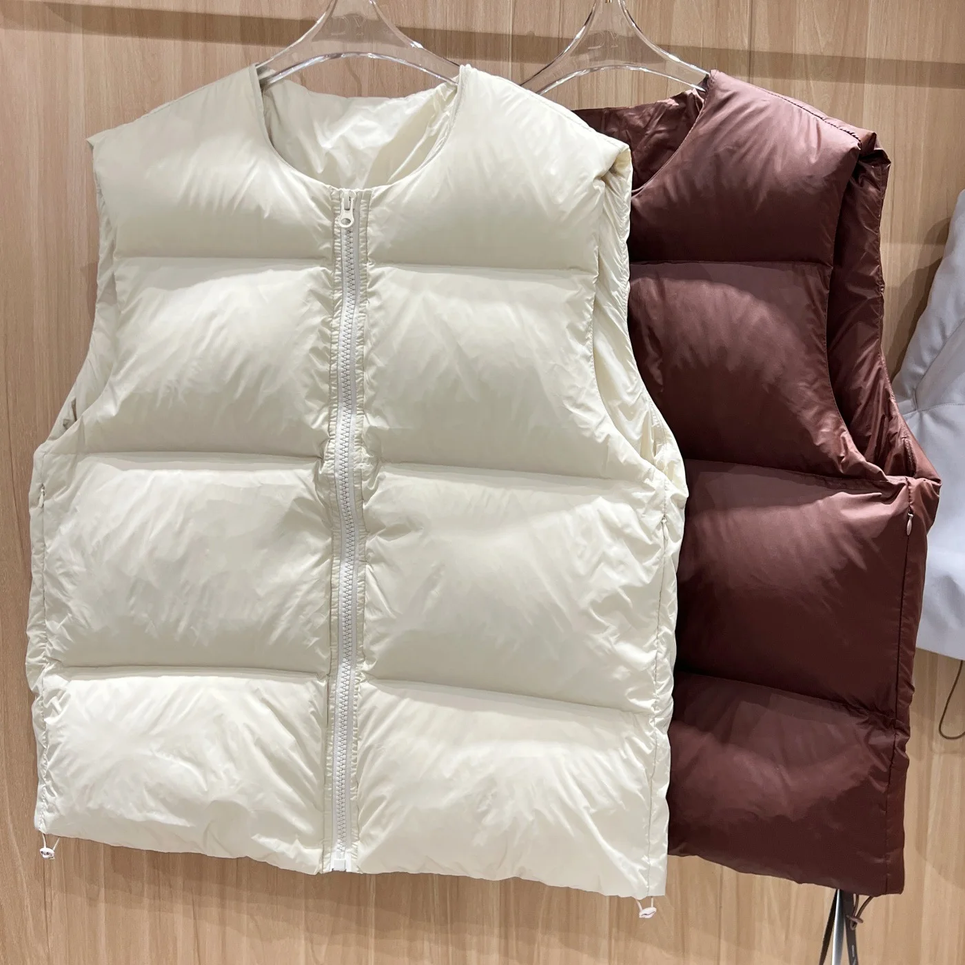 

Women's autumn and winter large version Korean version versatile loose down jacket warm thick bread vest jacket women's jacket