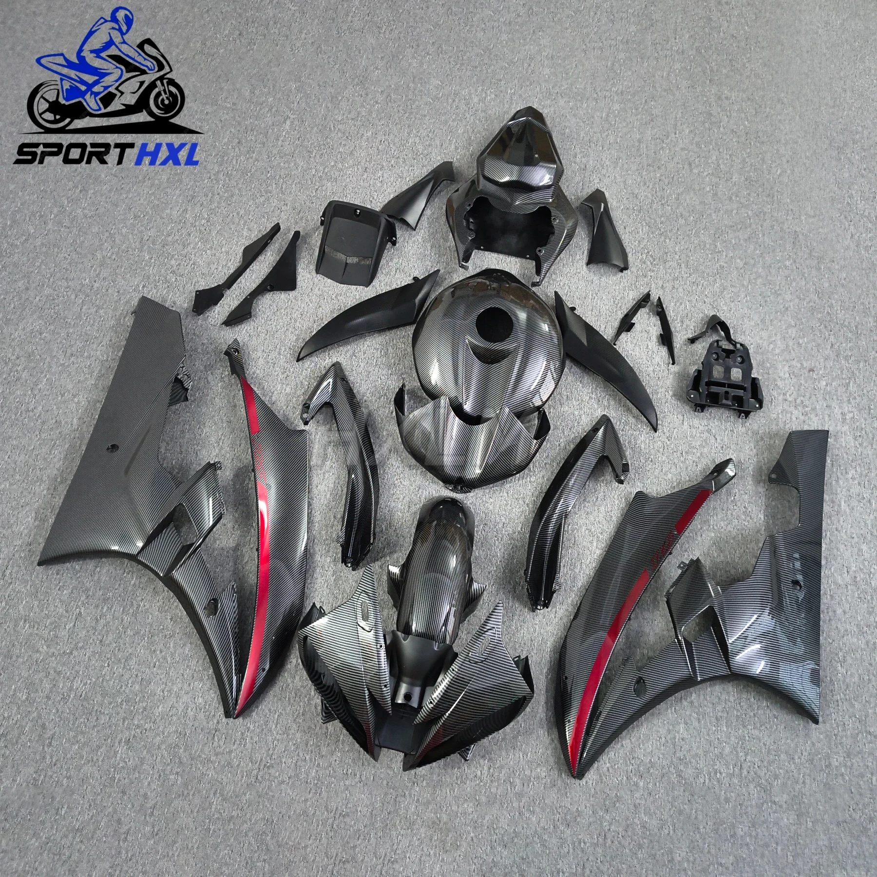 

The ABS Injection Mold New ABS Whole Fairings Kit Fit for YAMAHA YZF-R6 R6 06 07 2006 2007 Bodywork Set Black Red White