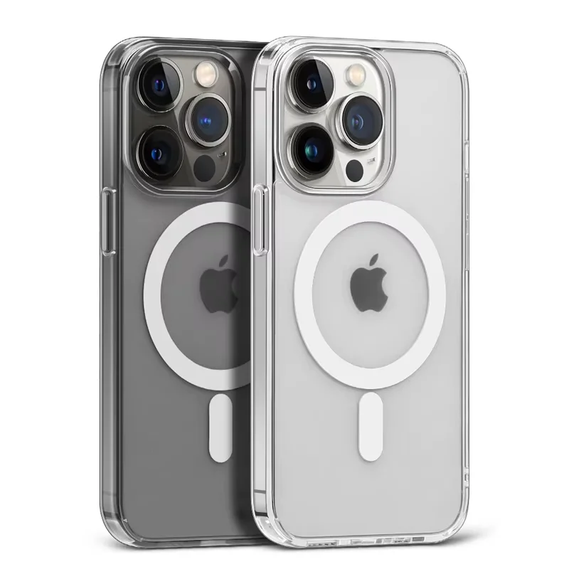 

Clear Phone Case Transparent Magnetic Cover For iPhone 14 13 12 Pro Max Mini 11 Pro Max Xs Max Xr Case Shockproof Phone Case