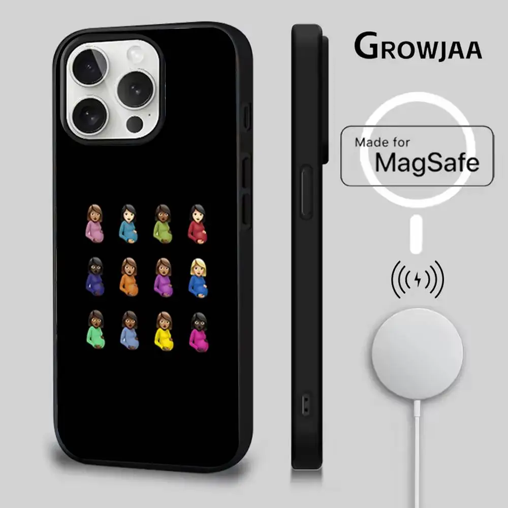 Funda de teléfono Rapper D-Drake para iPhone 17,16,15,14,13,12,11,Pro,Max,Plus,Mini,SE4,E, carga inalámbrica Magsafe magnética