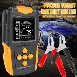 Car Battery Tester Battery Analyzer 12V/24V CCA 3Ah-200Ah Volts Battery Tester For The Car Quick Cranking Charging Diagnostic