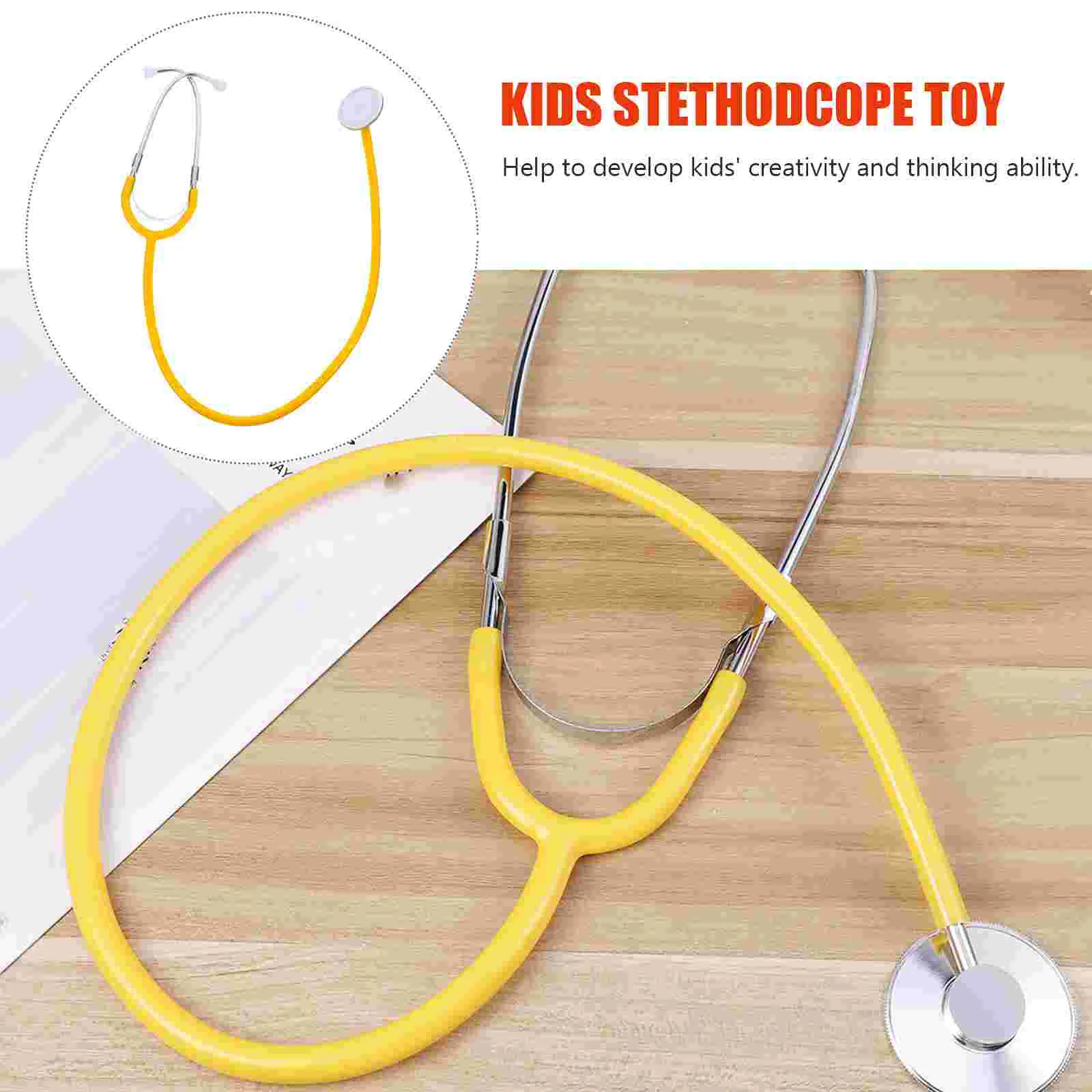 Toy Kids Stethoscope for Playing Single Sided Children Medical Toys Simulation Work