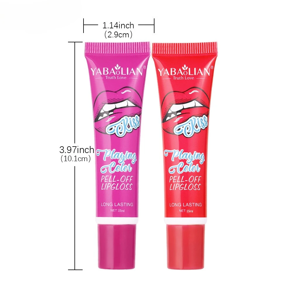 Lápiz labial líquido despegable, increíble lápiz labial en forma de lágrima, brillo de labios para mujer, maquillaje Sexy, máscara de labios en forma de lágrima, cosmético resistente al agua de larga duración