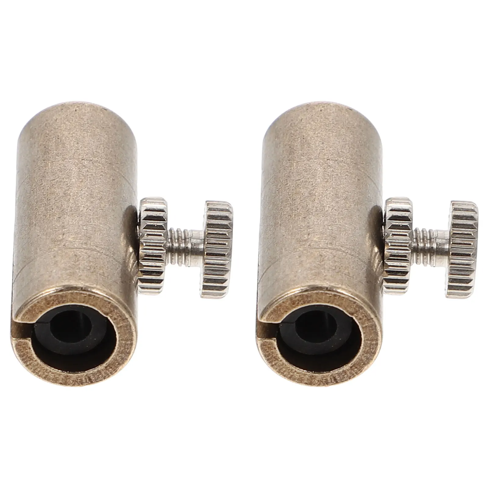 

2 Pcs Instrument Wolf Sound Device Cello Suppressor Tone Mutes Silver Copper