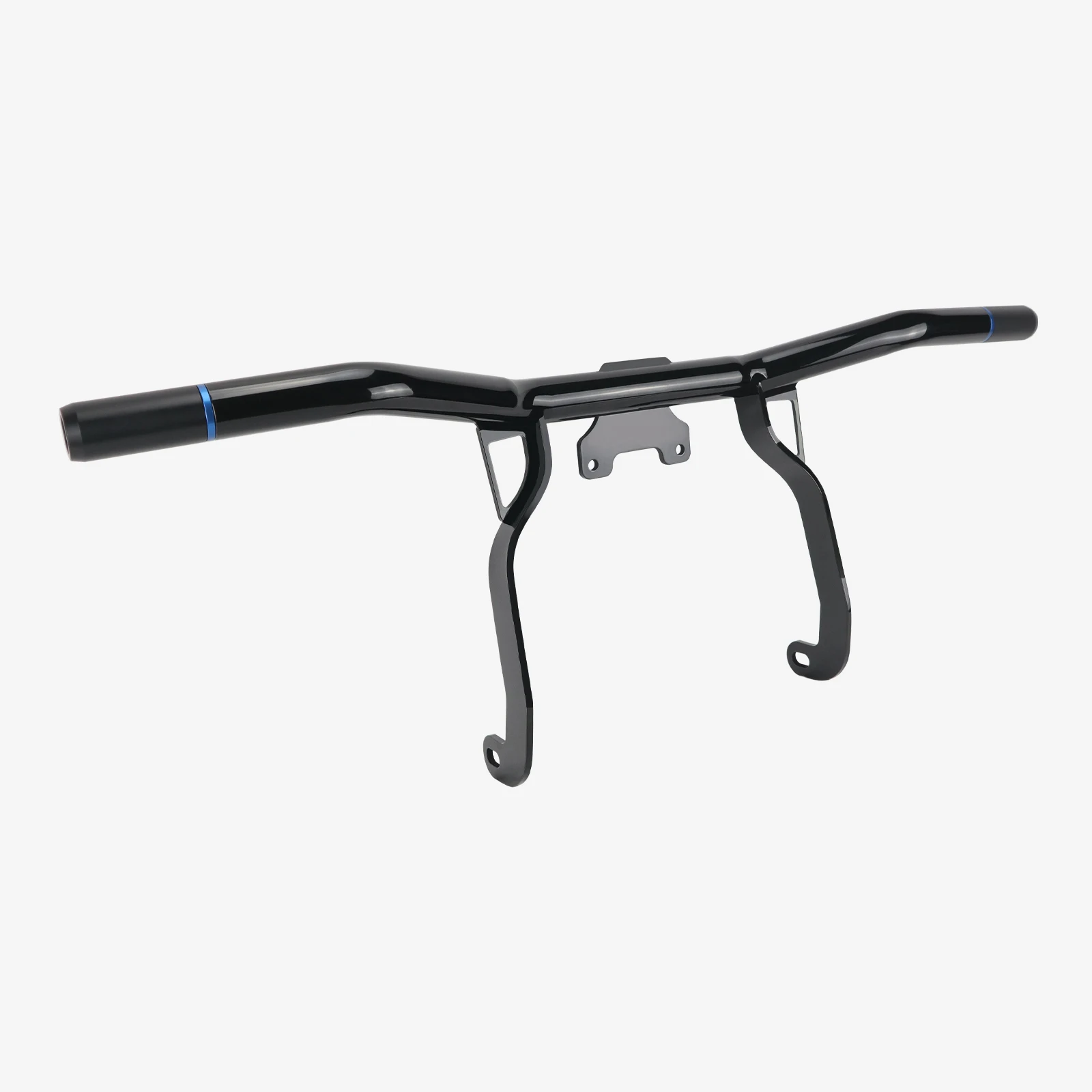 YazenMop Flat Out Crash Bar Fits Harley Touring Street Glide, Road Glide, Road King, Electra Glide 2014-2023 Gloss Black