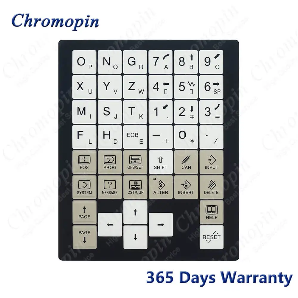 Interruptor de teclado de filme de membrana A02B-0309 B520 para filme de teclado GE Fanuc A02B-0309-B520