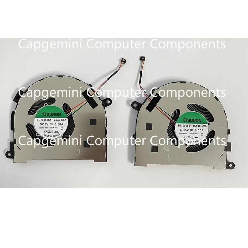 For Lenovo YOGA C940-15IRH CPU GPU Cooling Fan Set EG70050S1-1C040/1C030-S9A