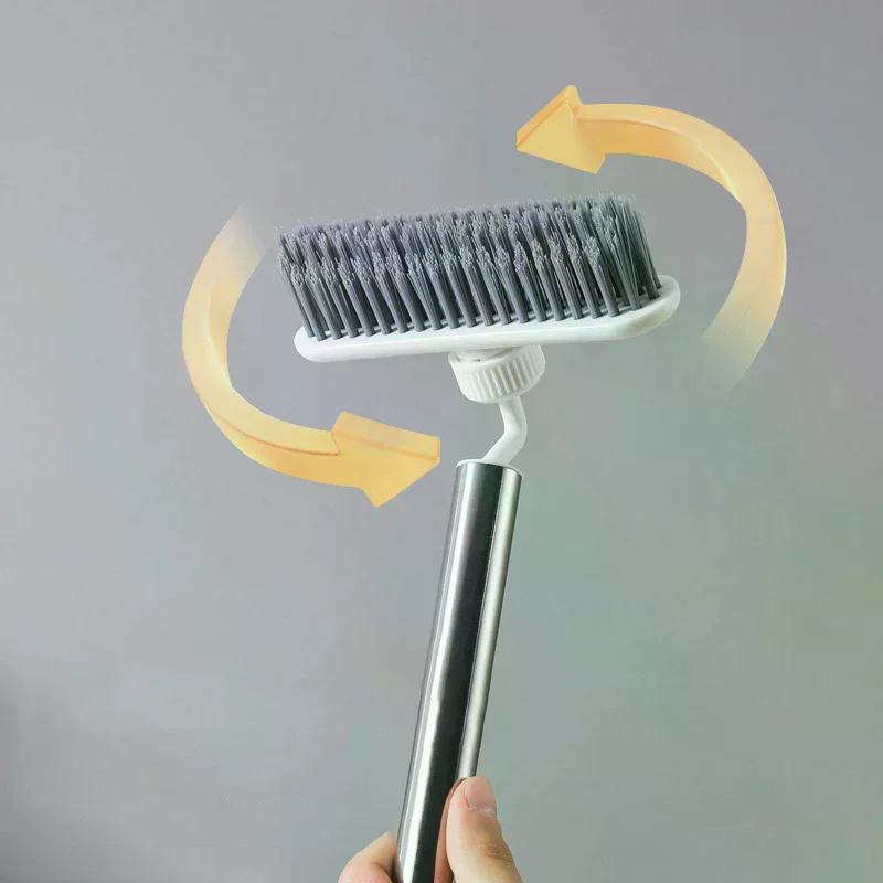 

Многофункциональный щелевой очиститель для ванной комнаты, щетка с жесткой щетиной без мертвого угла, щетка для пола, вращающаяся щетка для напольных щелей