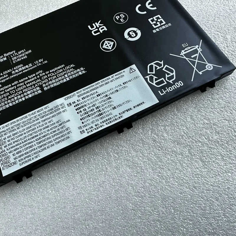 Batteria Per Lenovo ThinkPad E480 E490 E14 – 45Wh Originale Compatibile 01AV448