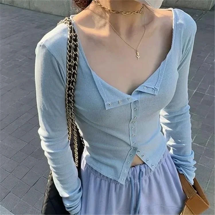 여성용 패션 보팅 코튼 티셔츠 레귤러 핏 100% 코튼 겨울 컬렉션 여성 프리미엄 티셔츠