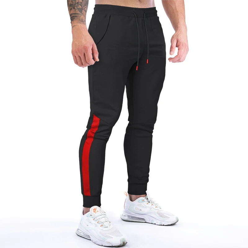 New Men\'s Running Pants Sweatpants Fitness Joggers 2024 Spring Male printing gym fitness Long Pants Sports Pants man Sweatpants