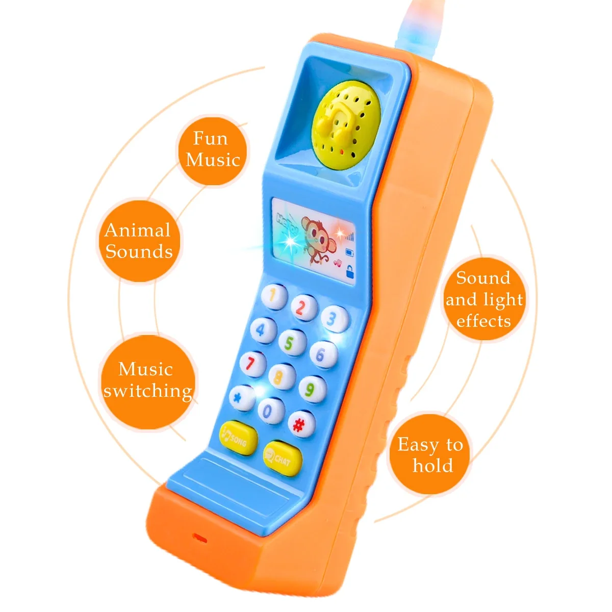 ألعاب الهاتف المحمول الهاتف الذكي الموسيقى الخفيفة الصوت التظاهر اللعب الأطفال تعلم الهاتف الذكي هدايا للأطفال #5