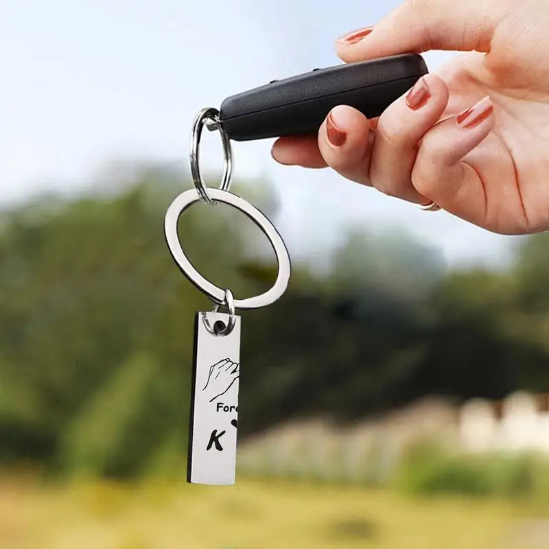 พวงกุญแจคู่รัก1คู่ชุดพวงกุญแจตกแต่งกระเป๋าเป้สะพายหลังความรักตลอดกาลของขวัญคู่สำหรับวันครบรอบวันวาเลนไทน์ปีใหม่