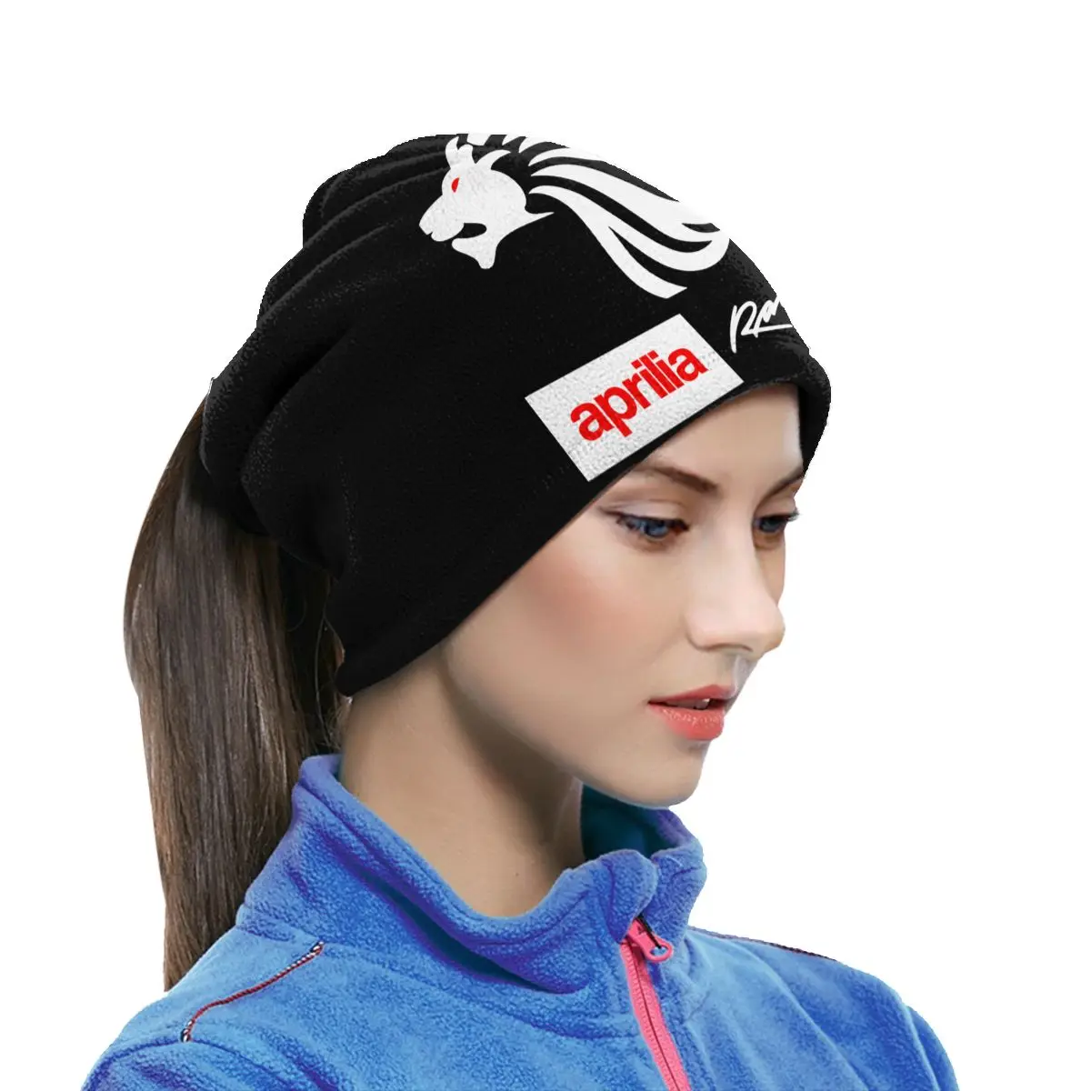 Aprilia Racing-Gaiter pescoço de microfibra para motocicleta, bandana simples, Running Cover, Racing Team Logo