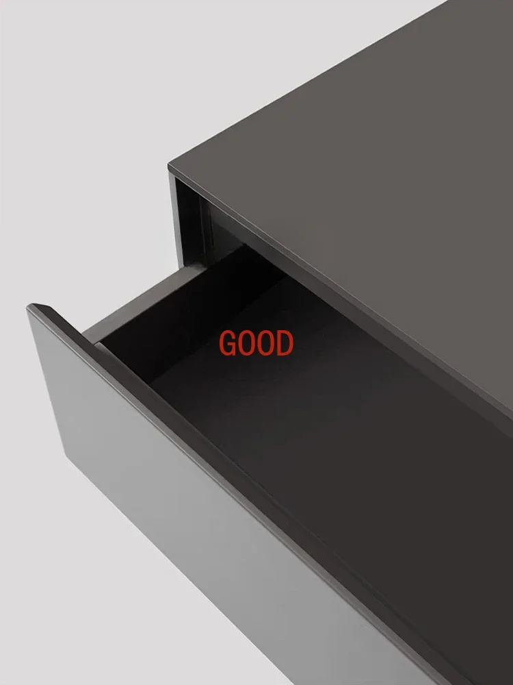 Minimalist Desk Advanced Gray Computer Desk Light Luxury Modern Minimalist Style