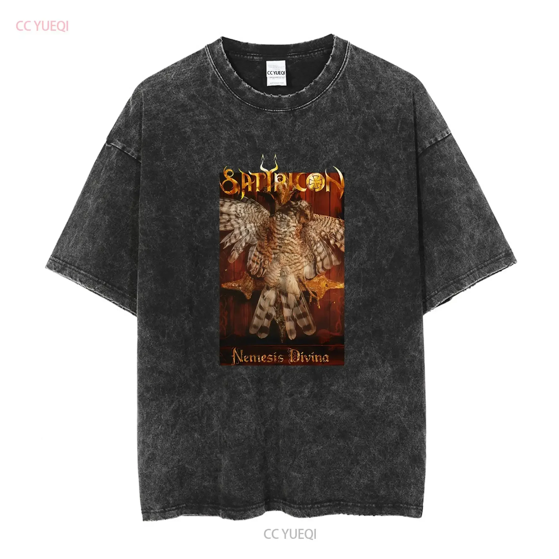 Limited NWT Satyricon Nemesis Divina Extreme Metal Album T Shirt S 4XL long or short sleeves vintage Washed Comfortable