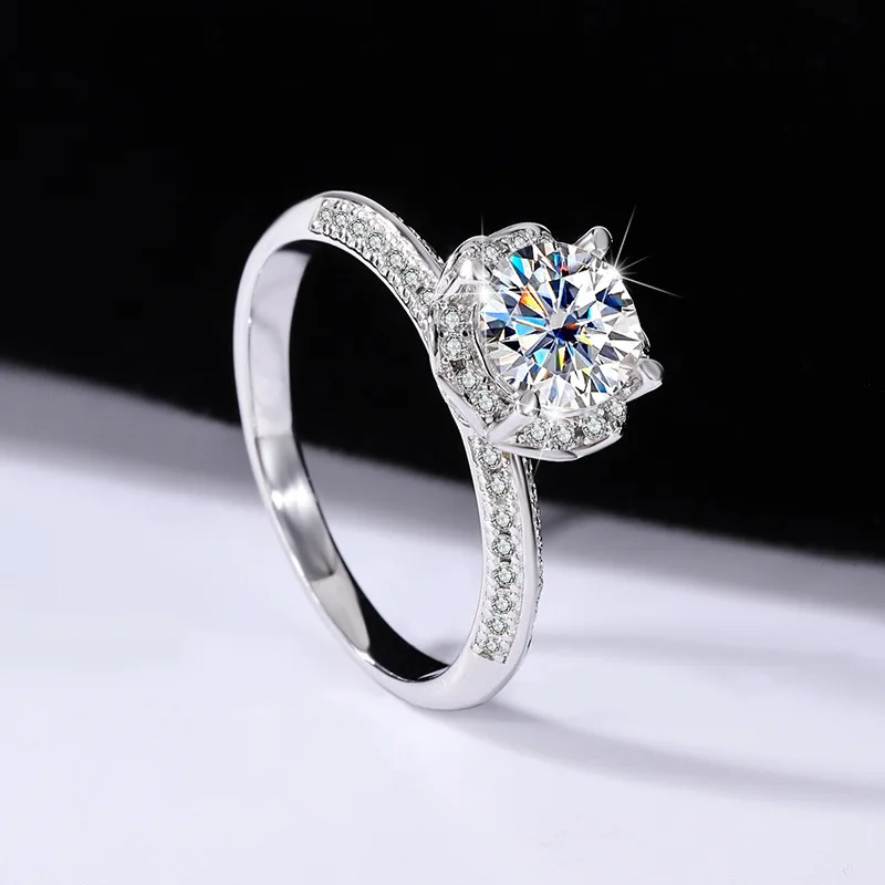 Bague en argent regardé 925 pour femme, bijoux de luxe, rouge, bleu, vert, cadeau de Noël Leon, mode pour femme