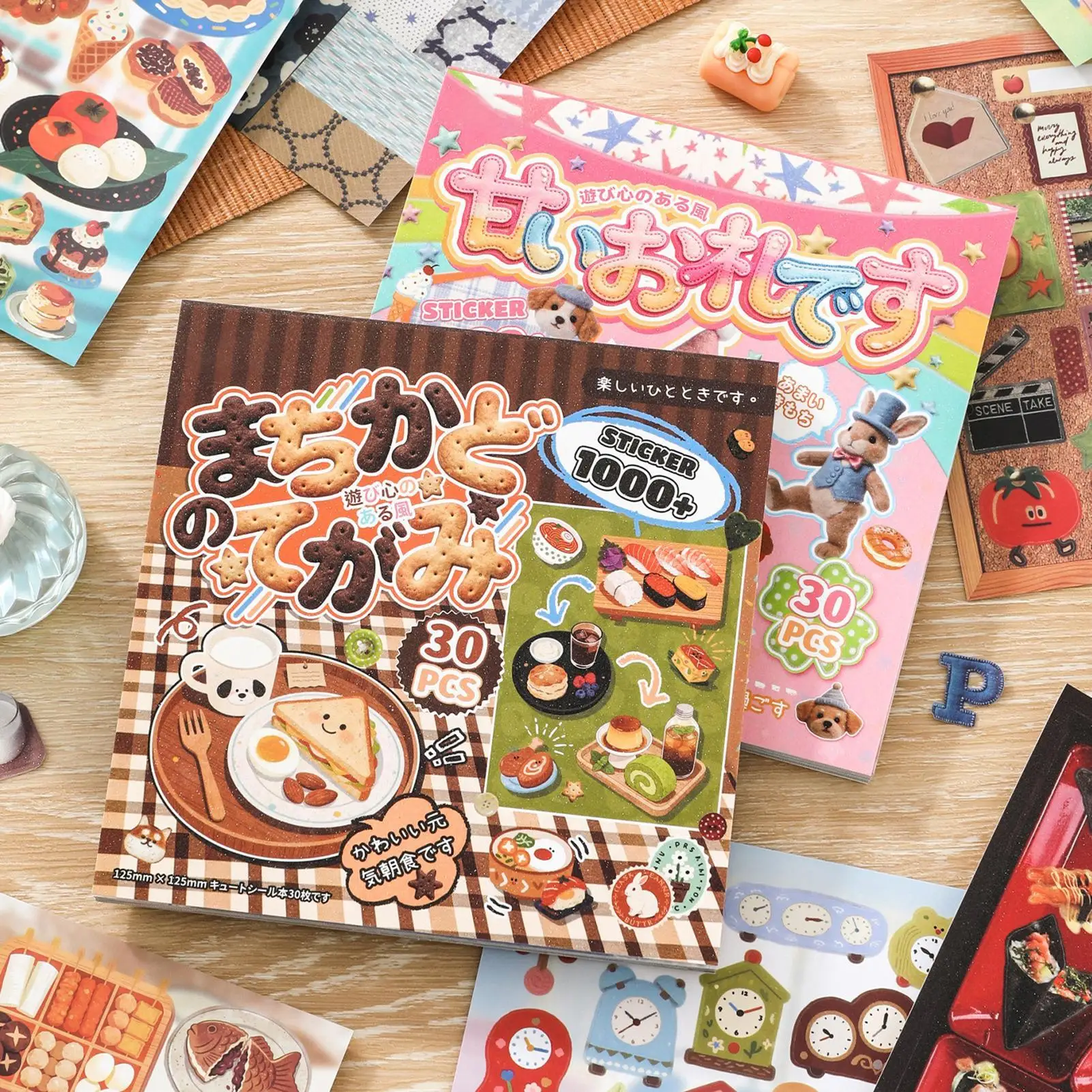 Reusable Sticker Book DIY Removable Decorative Relief Toys Kids Portable Travel Sticker Book For Boys Girls Women Family Planner