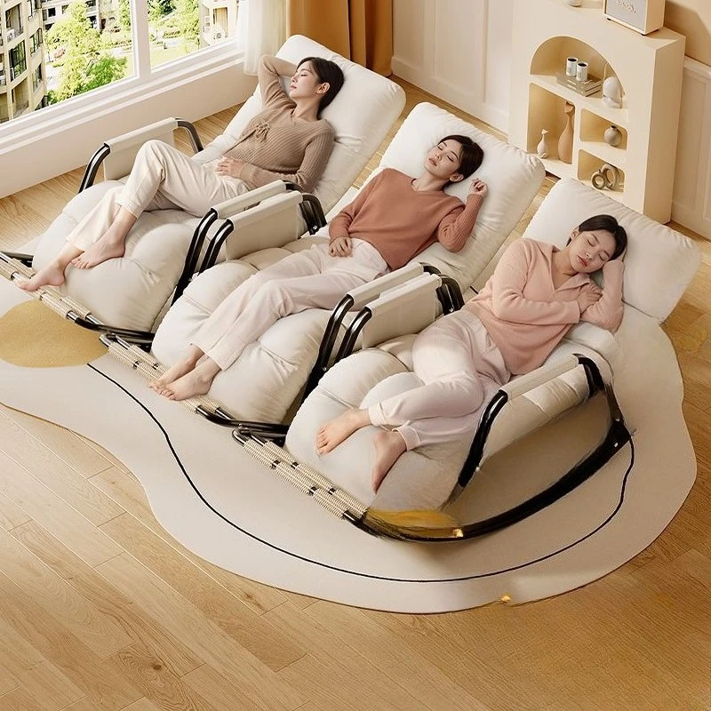 

Кресло-качалка-реклайнер для взрослых, складное кресло-реклайнер, кресло для отдыха для взрослых, шезлонг для гостиной и балкона, удобный шезлонг для отдыха