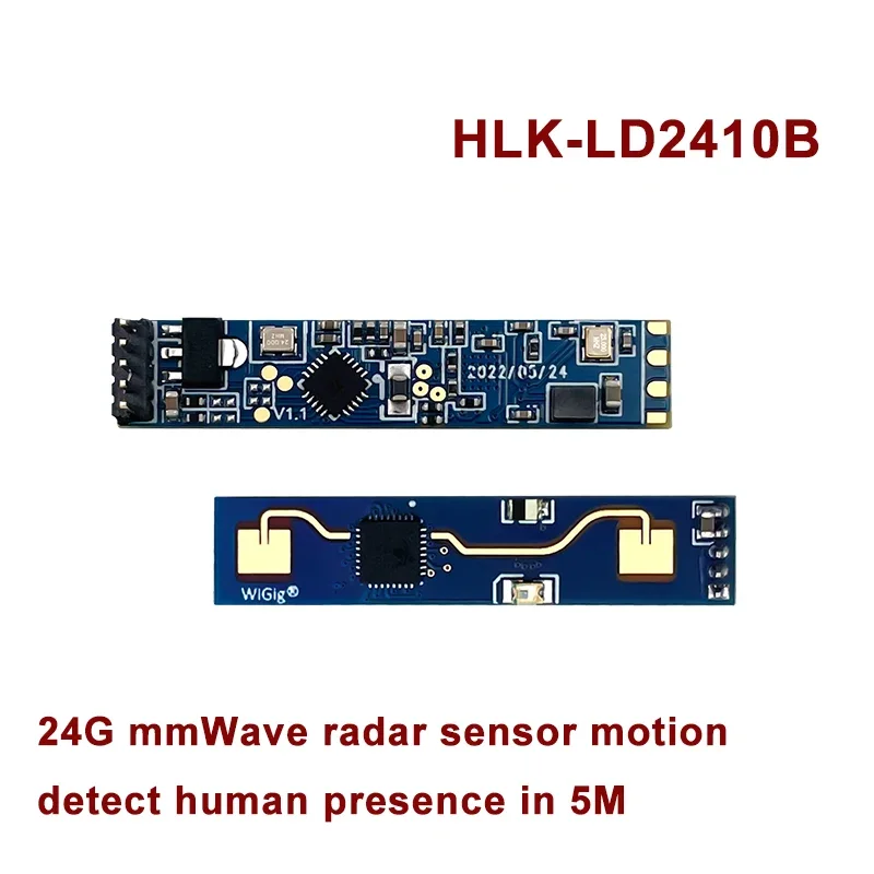 New HLK-LD2410B-P 24G mmWave FMCW Human Presence Radar Sensor Motion Module