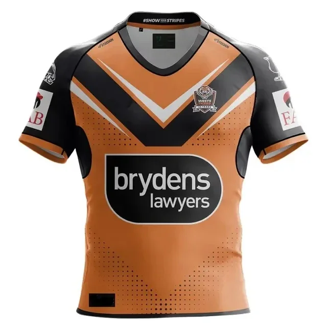 2024 Wests Tigers Jersey Rugby 2024/25 2024 WESTS TIGERS pria peringatan ANZAC JERSEY latihan ukuran S--3XL---5XL