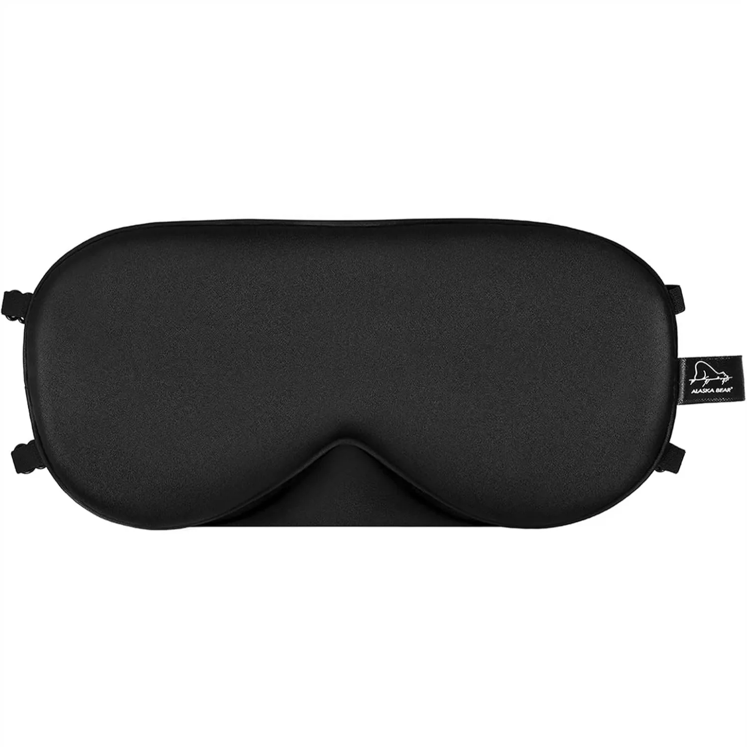

Mulberry Silk Sleep Mask 2 Straps Twin Thin Elastic Bands Stay Put All Night Smooth Eye Mask With Adjustable Head Strings And Nose Baffle