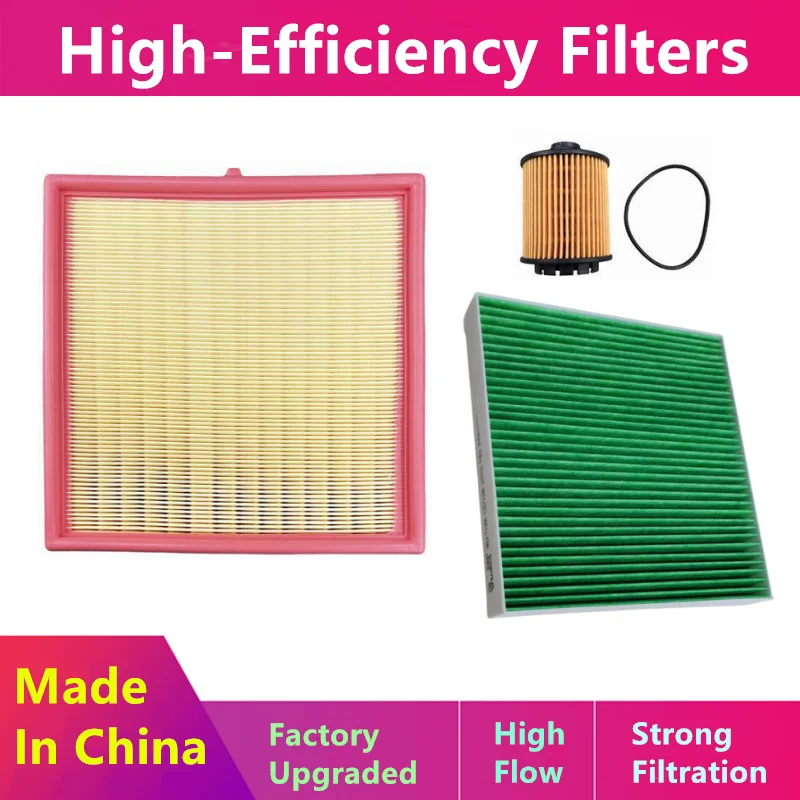 3pcs/Filter Set For Geely Binrui Cool 1.5t 1.0t 1.4t/Oil, Air Nacelle Filter/Auto Parts